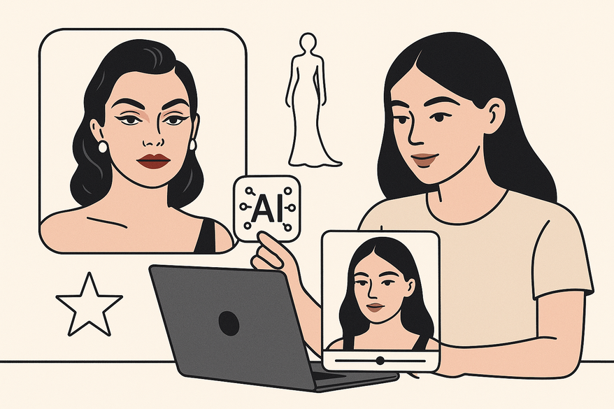 Recreate Celebrity Makeup Looks with an AI Makeup Generator: Your Red Carpet Glam Guide