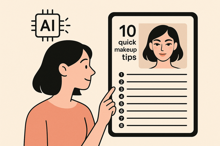 10 Quick Makeup Tips for Busy Women: Transform Your Routine with an AI Makeup Generator