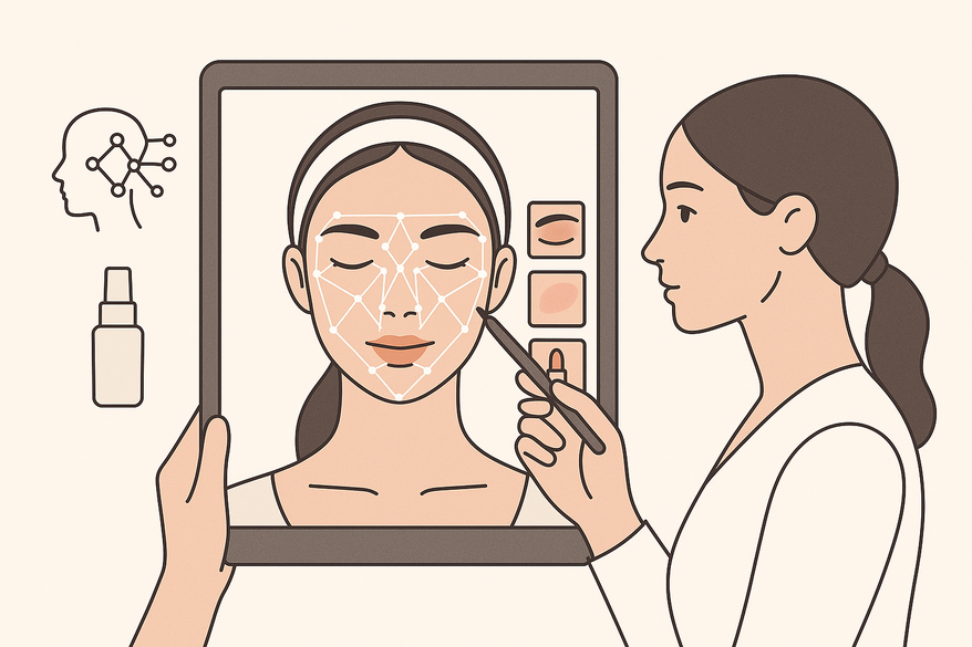 Facial Landmark Analysis for Beauty: Revolutionizing Makeup Personalization