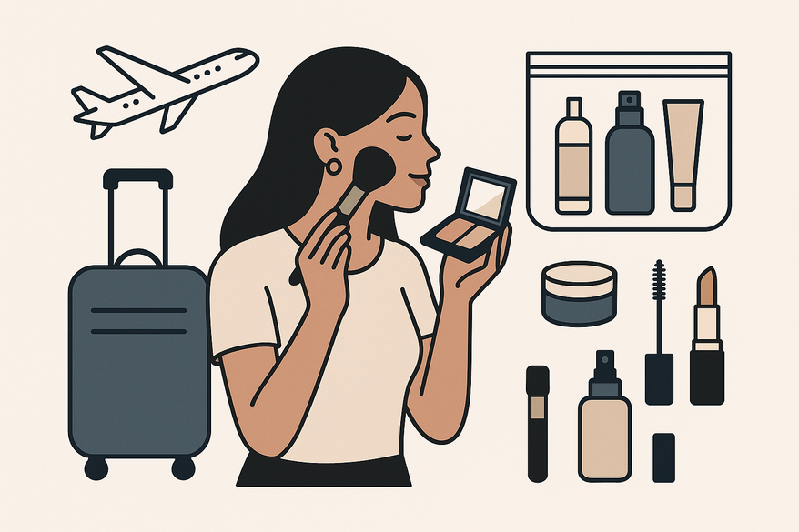 10 Essential Carry-On Makeup Tips for Effortless Travel Glam