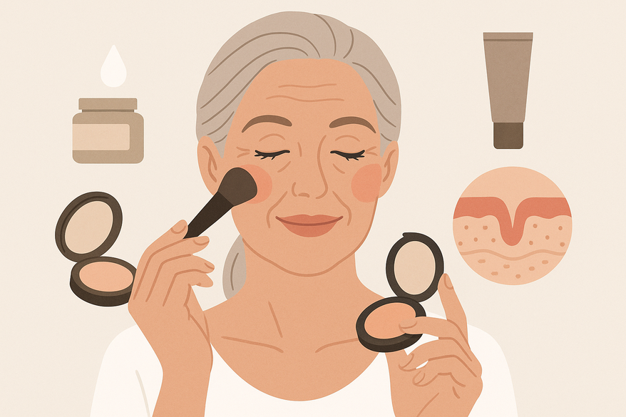 Makeup for Mature Skin: Skincare & Cosmetic Strategies