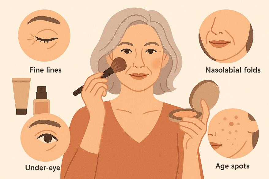 Makeup for Mature Skin: Essential Techniques for Fine Lines and Age Spots
