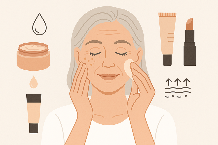 Makeup for Mature Skin: A Comprehensive Guide to Skincare & Makeup Techniques