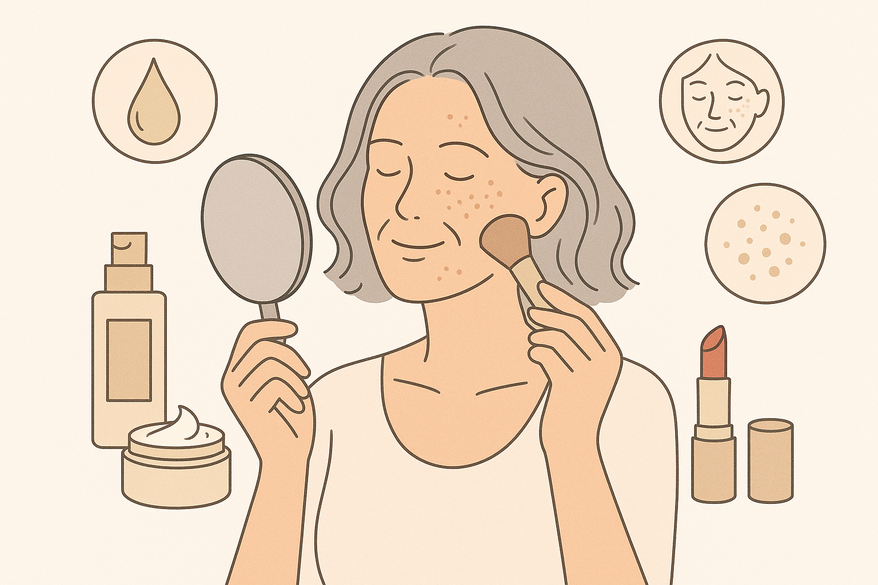 Makeup for Mature Skin: Skincare & Makeup Tips for a Youthful Glow