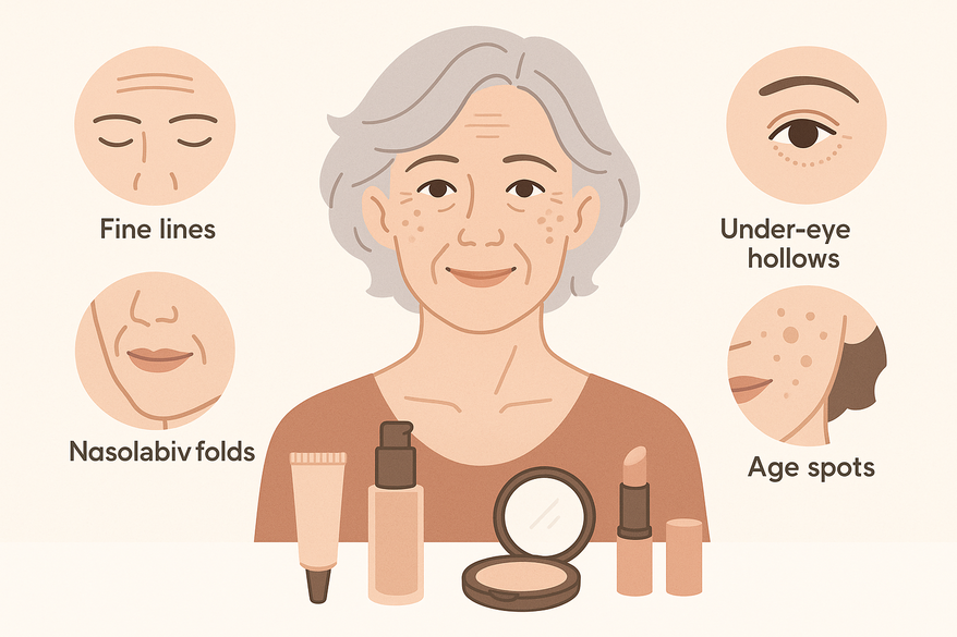 Makeup for Mature Skin: Expert Tips for Fine Lines, Folds & Dryness