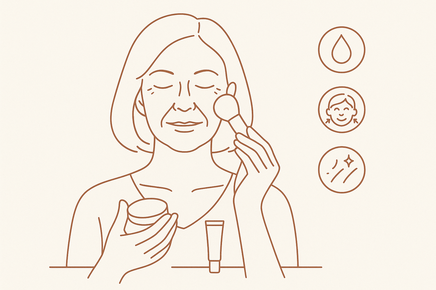 Makeup for Mature Skin: Hydration, Plumping & Enhancement