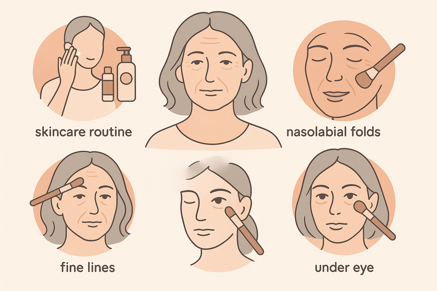 The Ultimate Guide to Makeup for Mature Skin: Skincare & Application Strategies