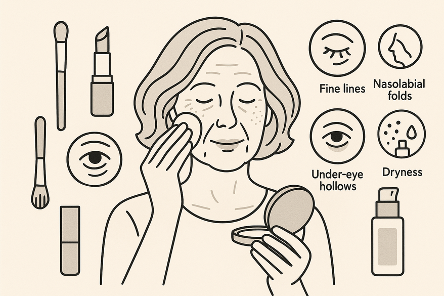 Makeup for Mature Skin: Comprehensive Guide for Fine Lines and More