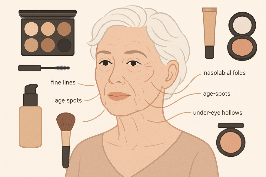 Makeup for Mature Skin: Strategies for Fine Lines, Age Spots, and More
