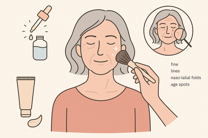 Makeup for Mature Skin: Hydrating and Luminous Strategies