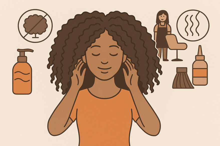 Your Ultimate Thick Curly Hair Routine: Frizz Prevention, Salon Tips & Color Fixes