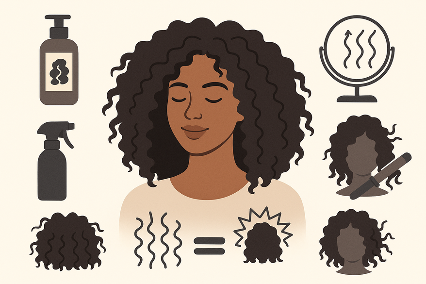Your Ultimate Thick Curly Hair Routine: Frizz Prevention, Waves, Salon Tips & Fixes