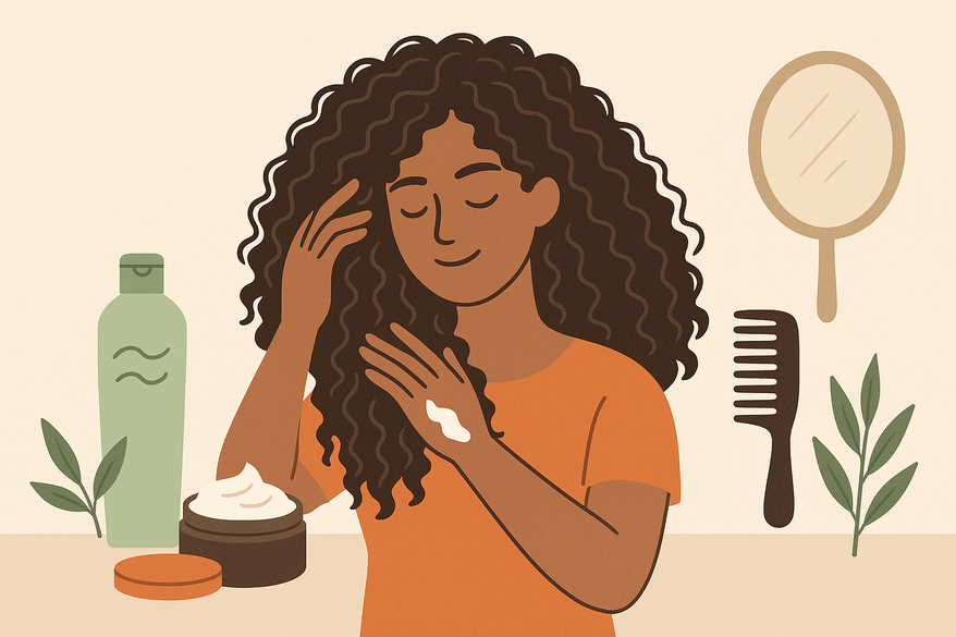 The Ultimate Thick Curly Hair Routine for Frizz-Free Waves