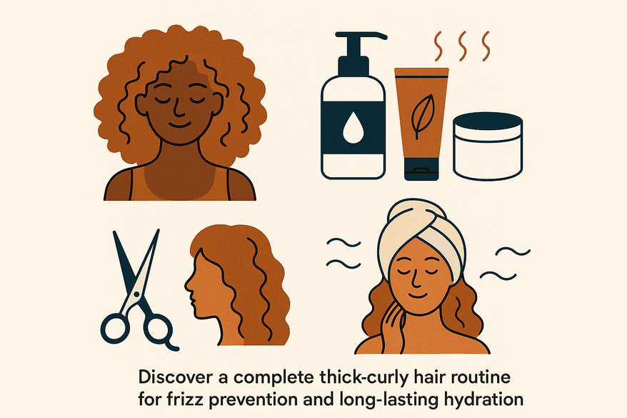 Complete Thick Curly Hair Routine for Frizz-Free, Defined Curls