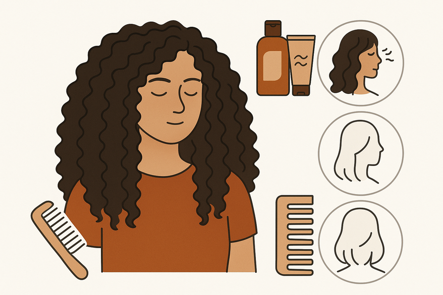 The Ultimate Thick Curly Hair Routine: Frizz Prevention, Waves Between Washes, and Salon Fixes