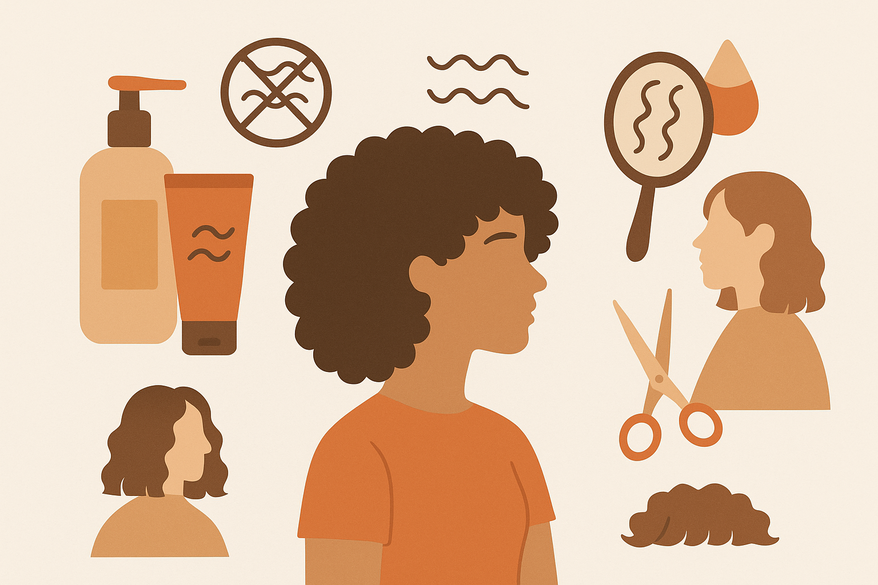 Thick Curly Hair Routine: Taming Frizz and Maintaining Waves