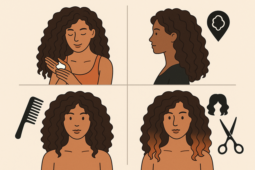 Mastering a Thick Curly Hair Routine: Frizz Prevention, Waves, and More