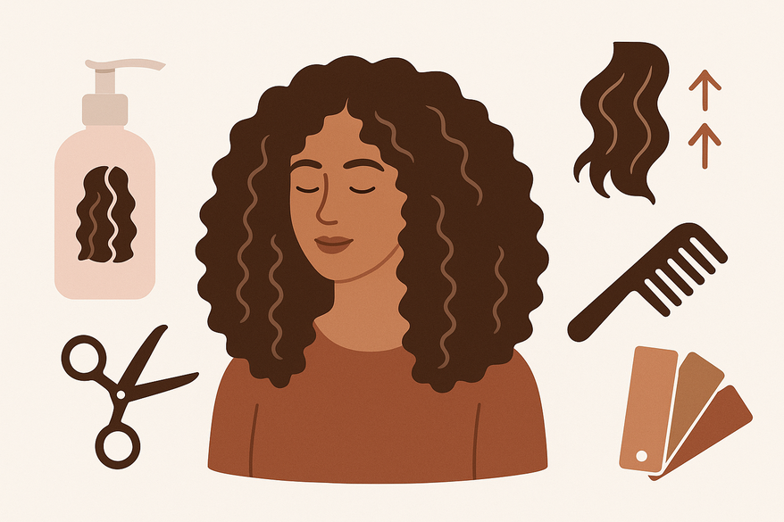 The Ultimate Thick Curly Hair Routine: Frizz Prevention, Salon Tips & Fixes