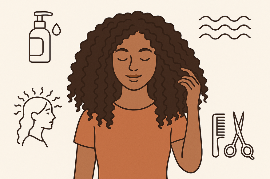 The Ultimate Thick Curly Hair Routine: Frizz Prevention, Waves, and Salon Tips