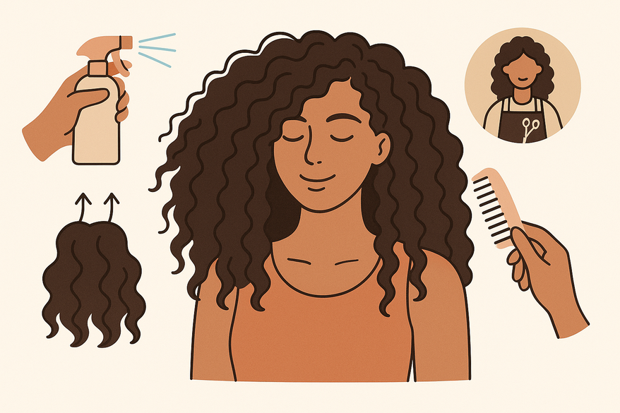 Your Ultimate Thick Curly Hair Routine: From Frizz Prevention to Salon Success