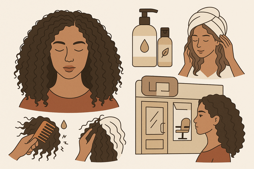 The Ultimate Thick Curly Hair Routine: Frizz Prevention and More