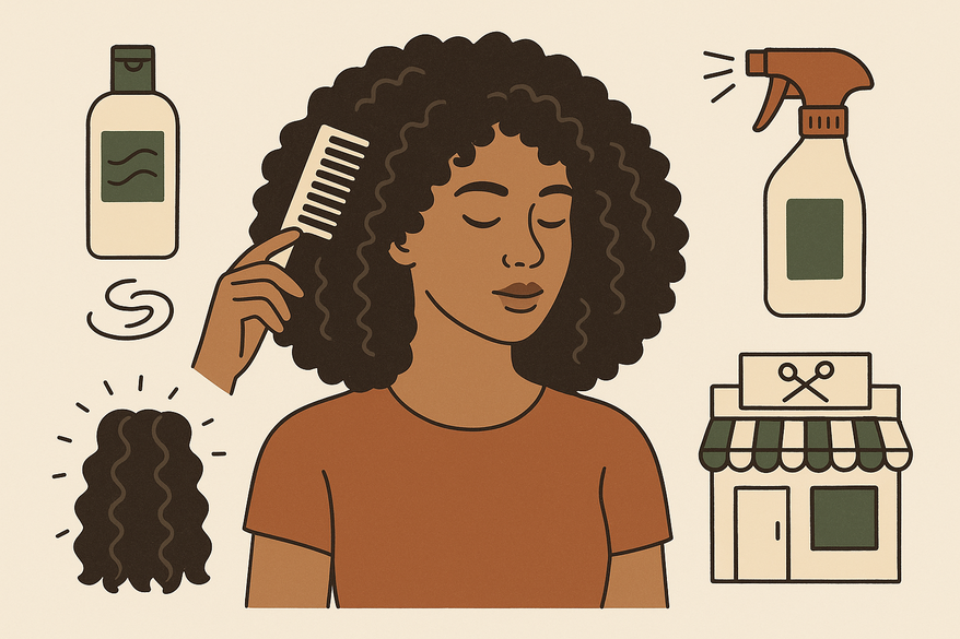 Your Ultimate Thick Curly Hair Routine: Frizz Prevention & Salon Tips