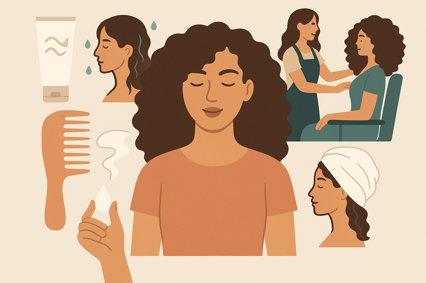 All-in-One Thick Curly Hair Routine Guide