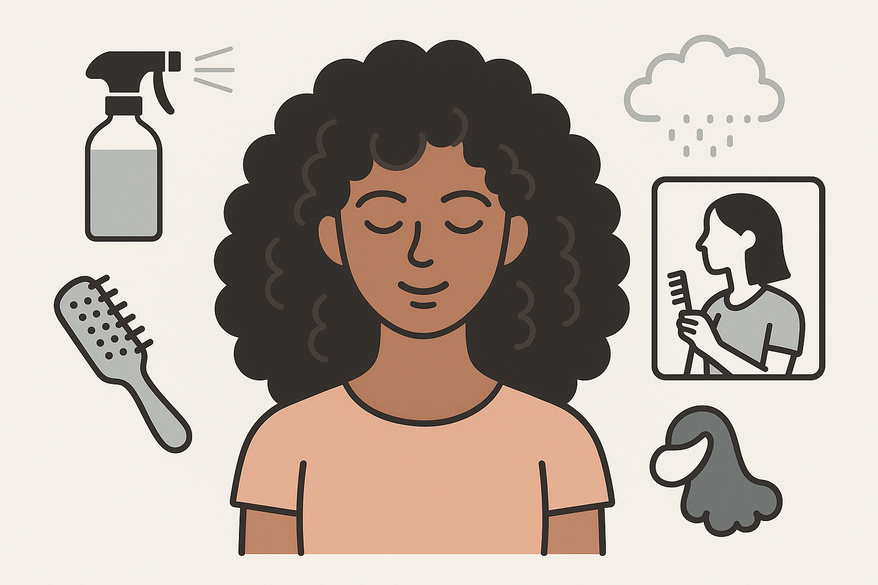 The Ultimate Thick Curly Hair Routine: Frizz Prevention and Styling Tips
