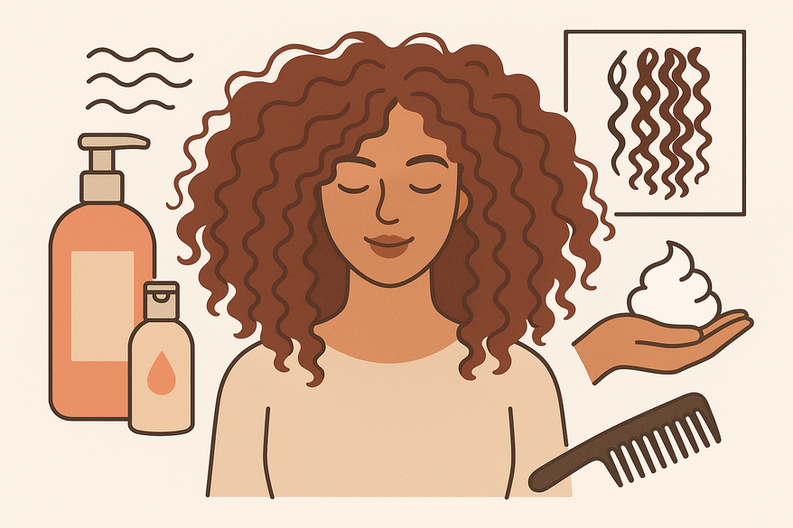 The Ultimate Thick Curly Hair Routine for Frizz Prevention and Defined Waves