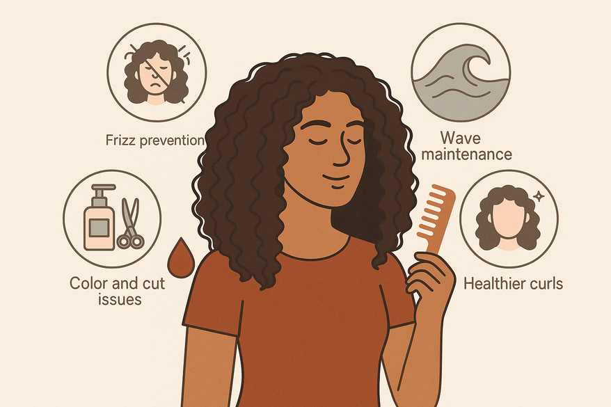 Your Ultimate Thick Curly Hair Routine: From Frizz Prevention to Color & Cut Fixes