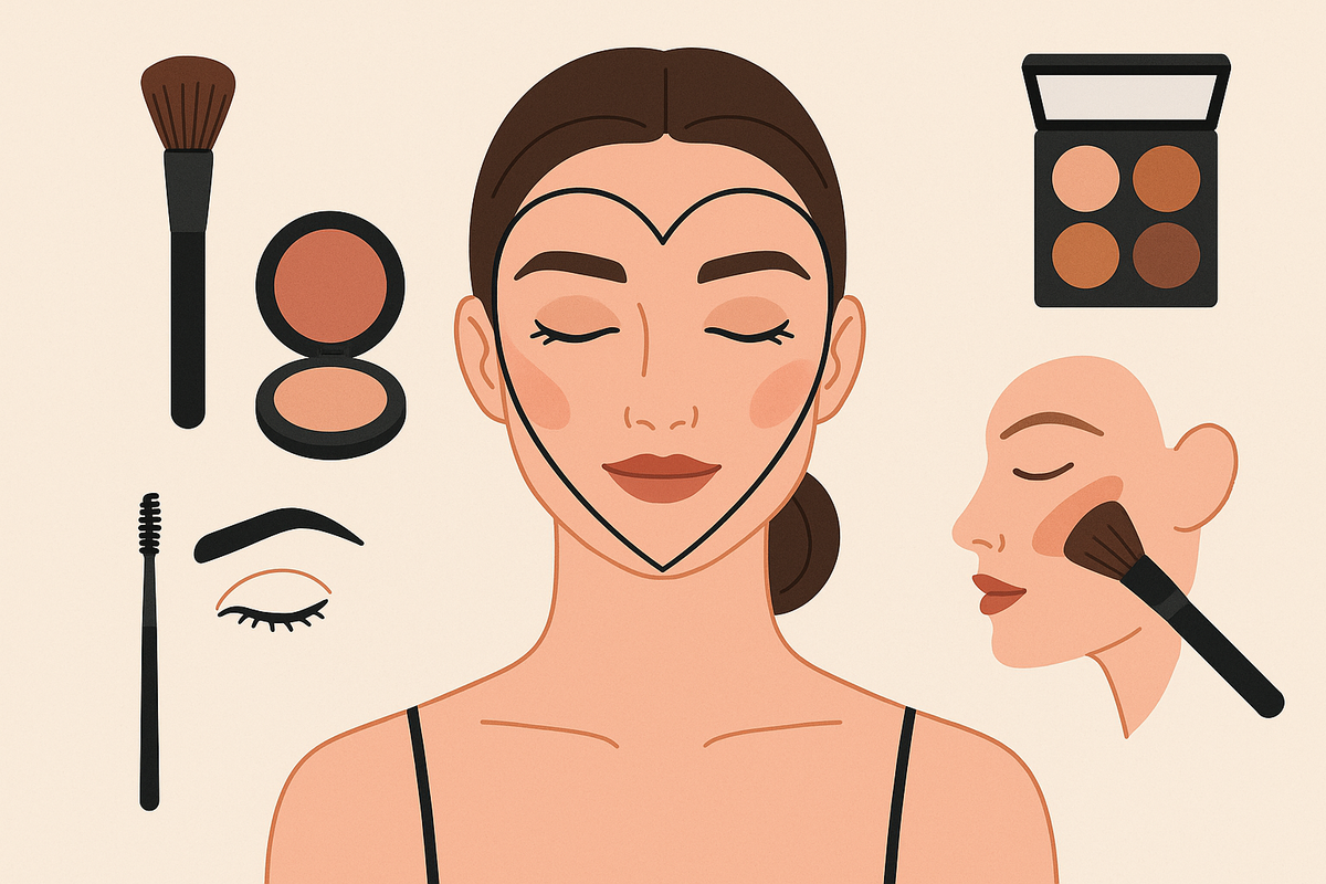 Makeup for a Heart-Shaped Face: Complete Guide to Face Shape Makeup