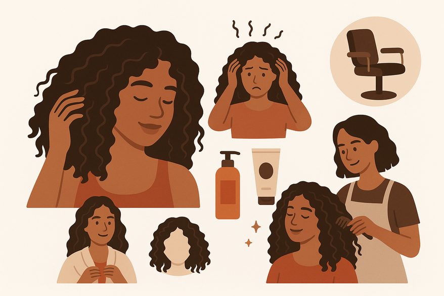 The Ultimate Thick Curly Hair Routine: Frizz Prevention and Salon Tips