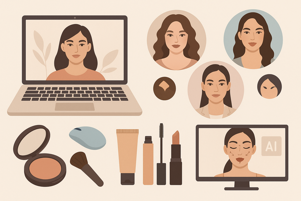 makeup for virtual meetings: Step-by-Step Looks & App Tools
