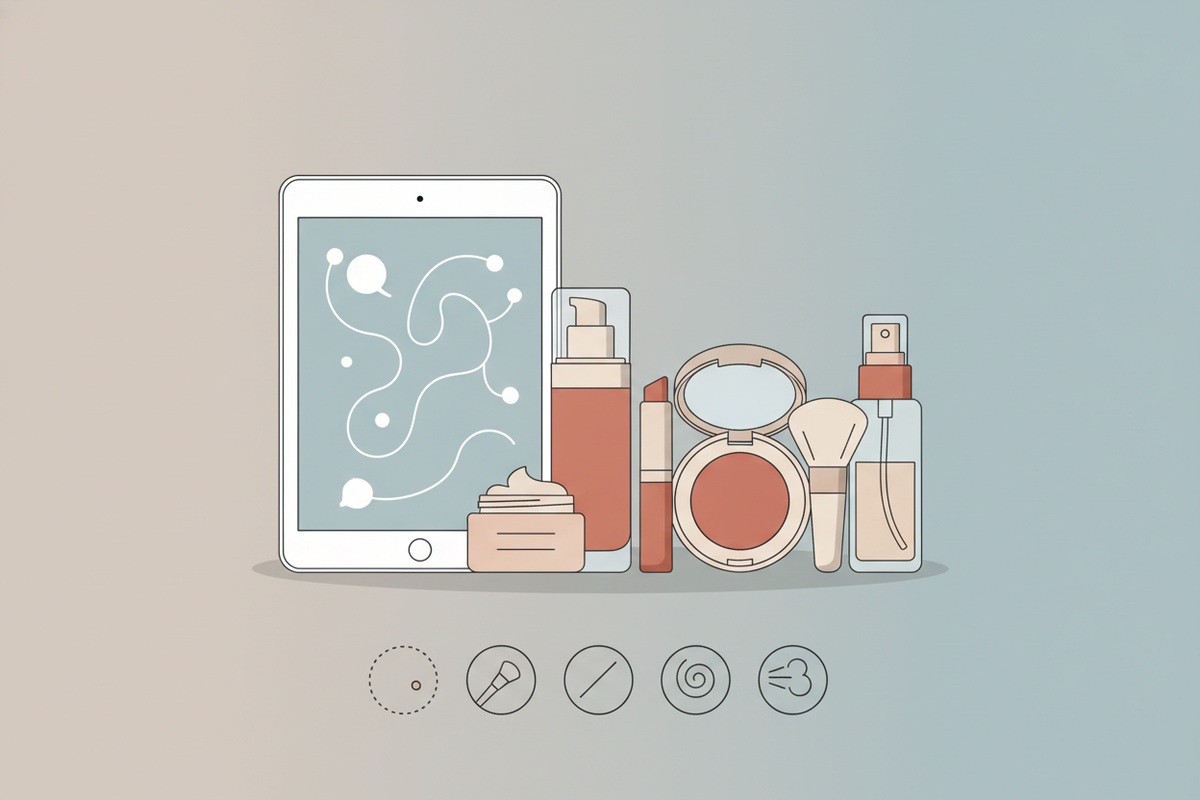 Face Makeup Basics: Step-by-Step Tutorial for Flawless Application with AI
