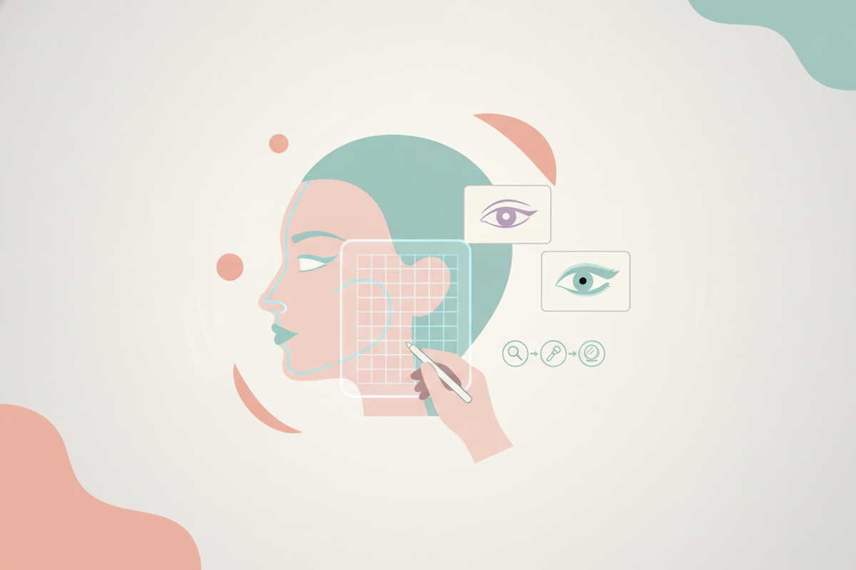 Can AI Help Learn Eyeliner & Contour? Step-by-Step AI Makeup Tutorial
