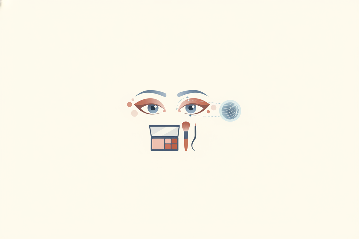 Eyeshadow for Uneven Eyelids: Master Placement by Eye Shape with AI