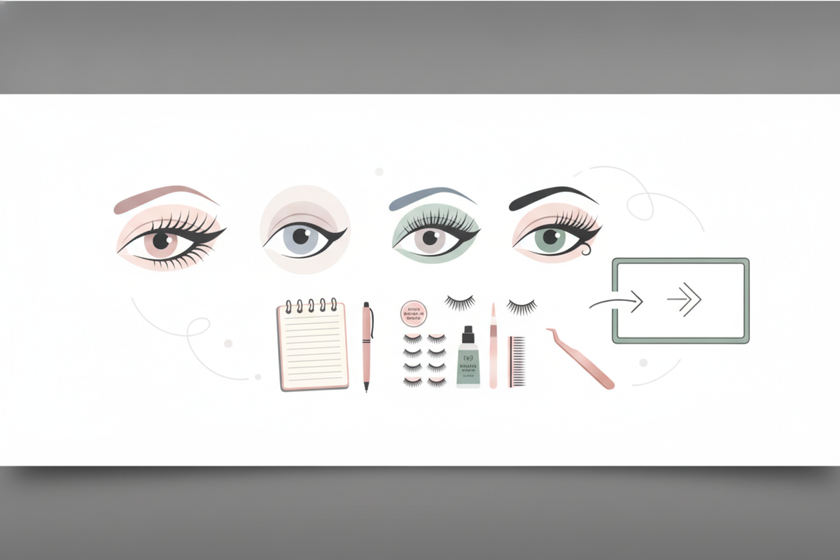False Lashes for Different Eye Shapes: Ultimate Guide with AI Makeup Tips