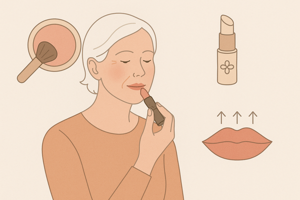 Natural Blush for Mature Skin: Anti-Aging Lip & Plumping Tips 50+