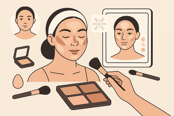 Master Makeup for Round Faces with AI Precision