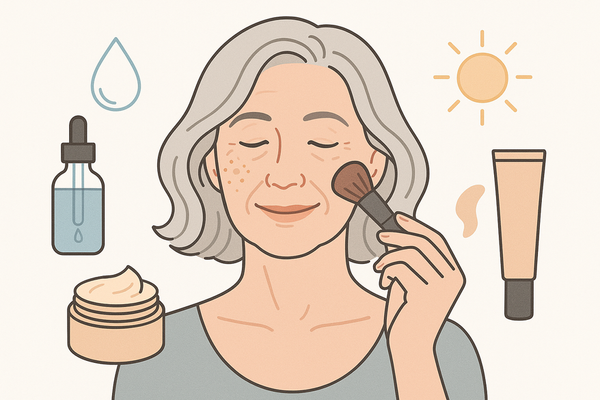 Makeup for Mature Skin: Strategies to Hydrate, Smooth, and Brighten