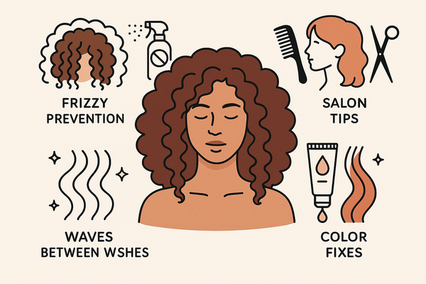 Your Ultimate Thick Curly Hair Routine: Frizz Prevention, Waves Between Washes, Salon Tips, Color Fixes & Haircut Corrections