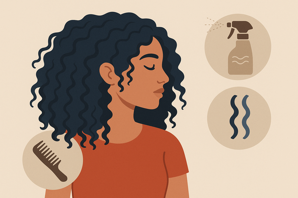 Your Ultimate Thick Curly Hair Routine: From Frizz Prevention to Blue Hair Not Showing Fix