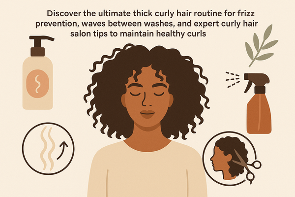 The Ultimate Thick Curly Hair Routine: Frizz Prevention and More