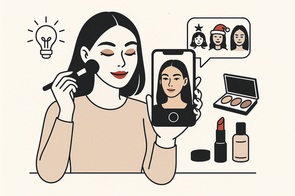 makeup ideas for holiday parties: Instantly Map & Perfect Your Look with the App